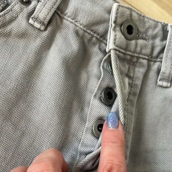 Free People Gray Cut Off Shorts Size 28 - Picture 8 of 9